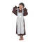 Robe tablier fillette marron