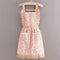 Tablier de chambre ancien rose