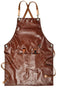 Tablier en cuir haute gamme couleur cuir
