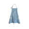 Tablier en jean bleu