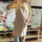 Tablier enfant en coton marron
