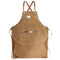 Tablier multifonction en toile marron