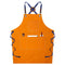 Tablier professionnel jaune