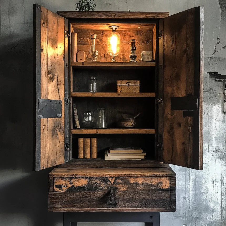 Étagère faite maison, pratique, économique et déco