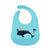 Bavoir tablier bébé bleu 