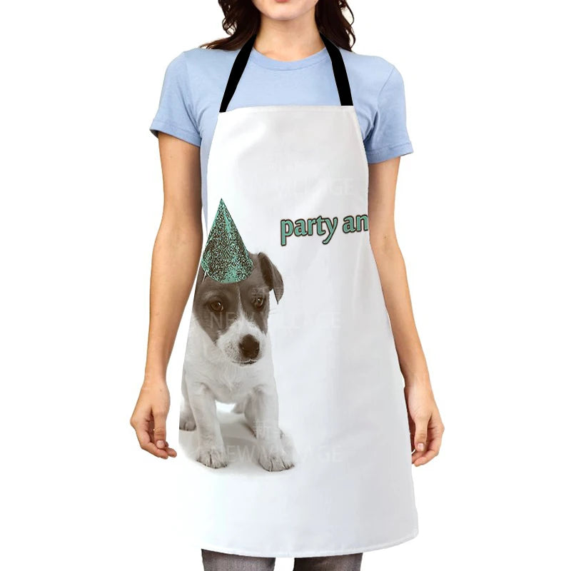 Tablier animaux de compagnie chiot blanc 
