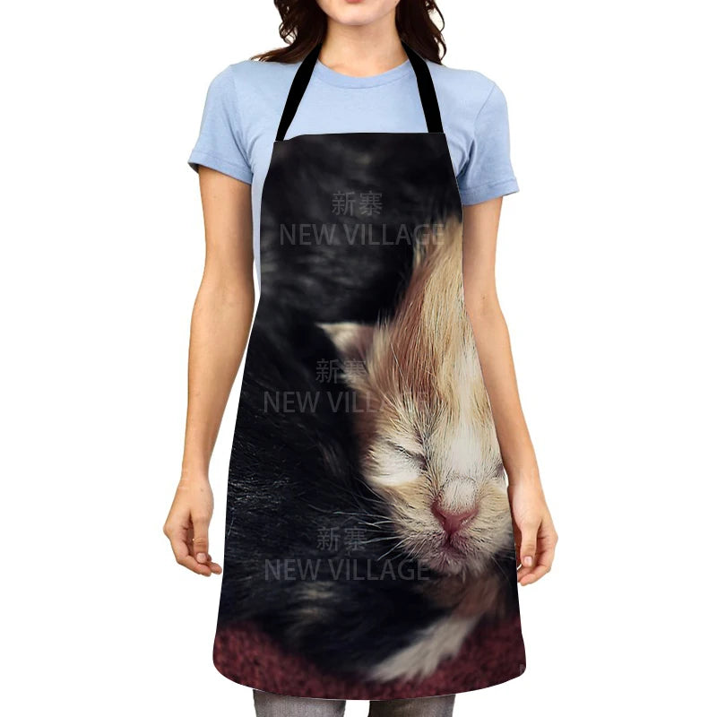 Tablier animaux de compagnie deux chat