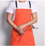 Tablier de cuisine orange - Vignette | Nos tabliers 