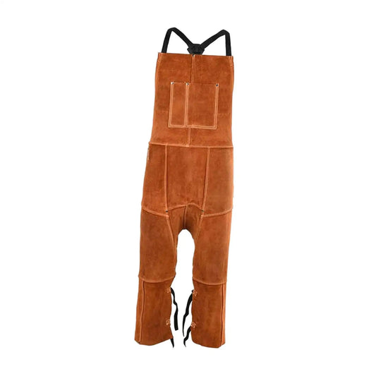 Tablier complet de soudeur marron 