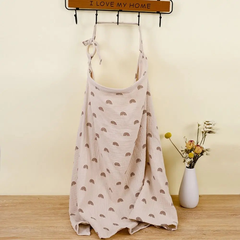 Tablier d'allaitement beige 