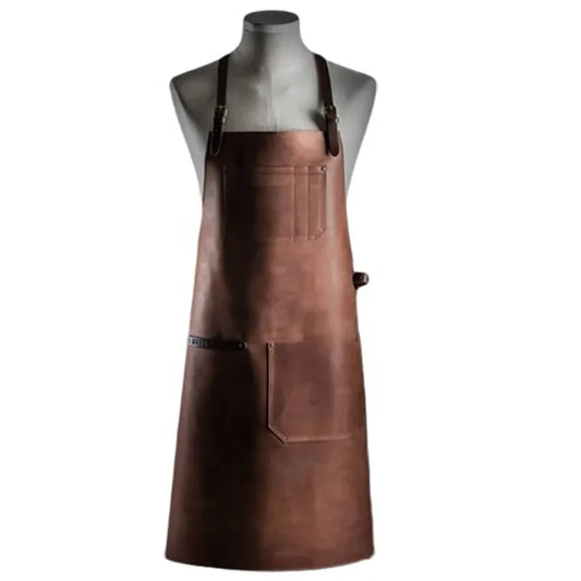 Tablier de barman marron 