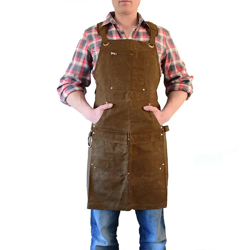 Tablier de charpentier marron 