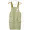 Tablier de cuisine a rayure blanche et verte 