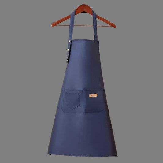 Tablier de cuisine en toile bleu 