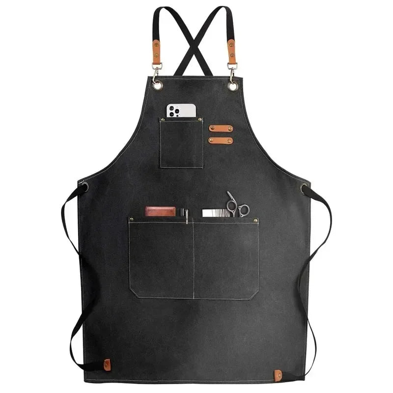 Tablier de cuisine haute gamme noir