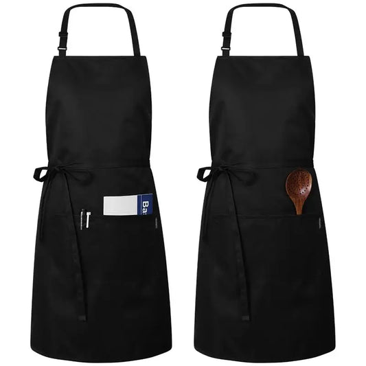 Tablier de cuisine noir classique