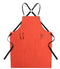 Tablier de cuisine orange 
