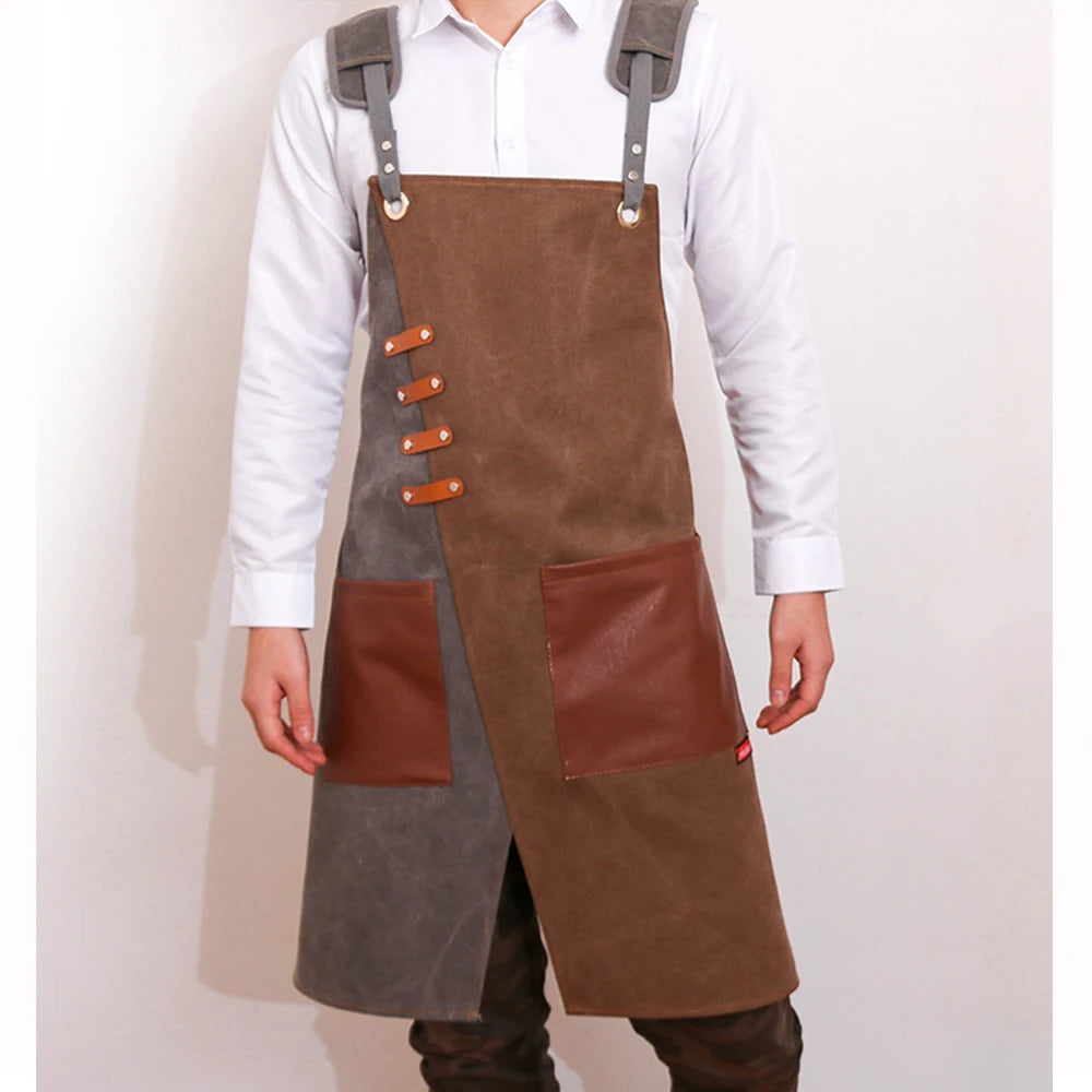 Tablier de cuisine original sur un homme