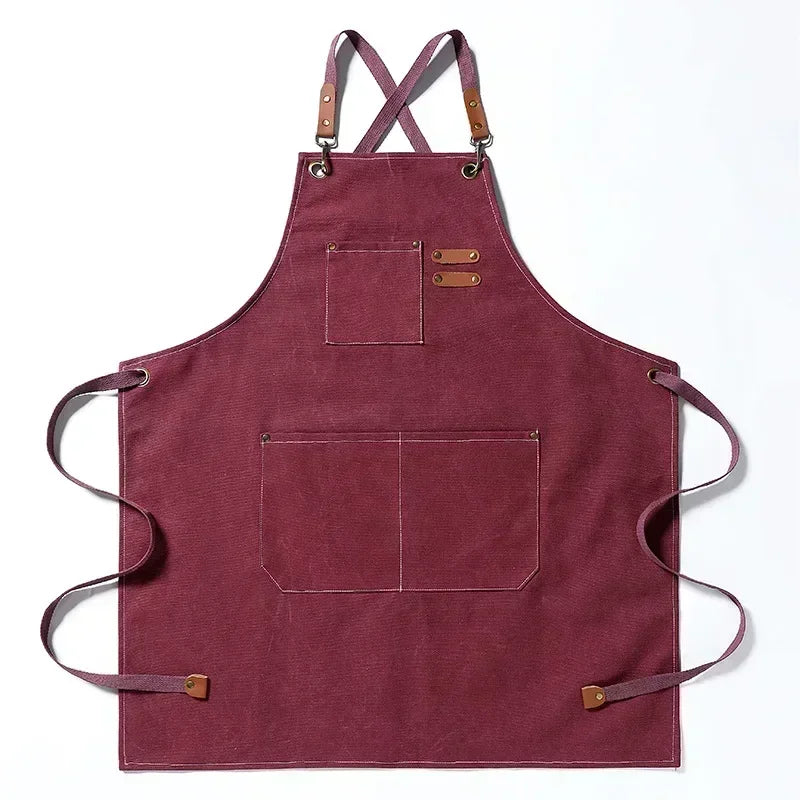 Tablier de cuisine rose 