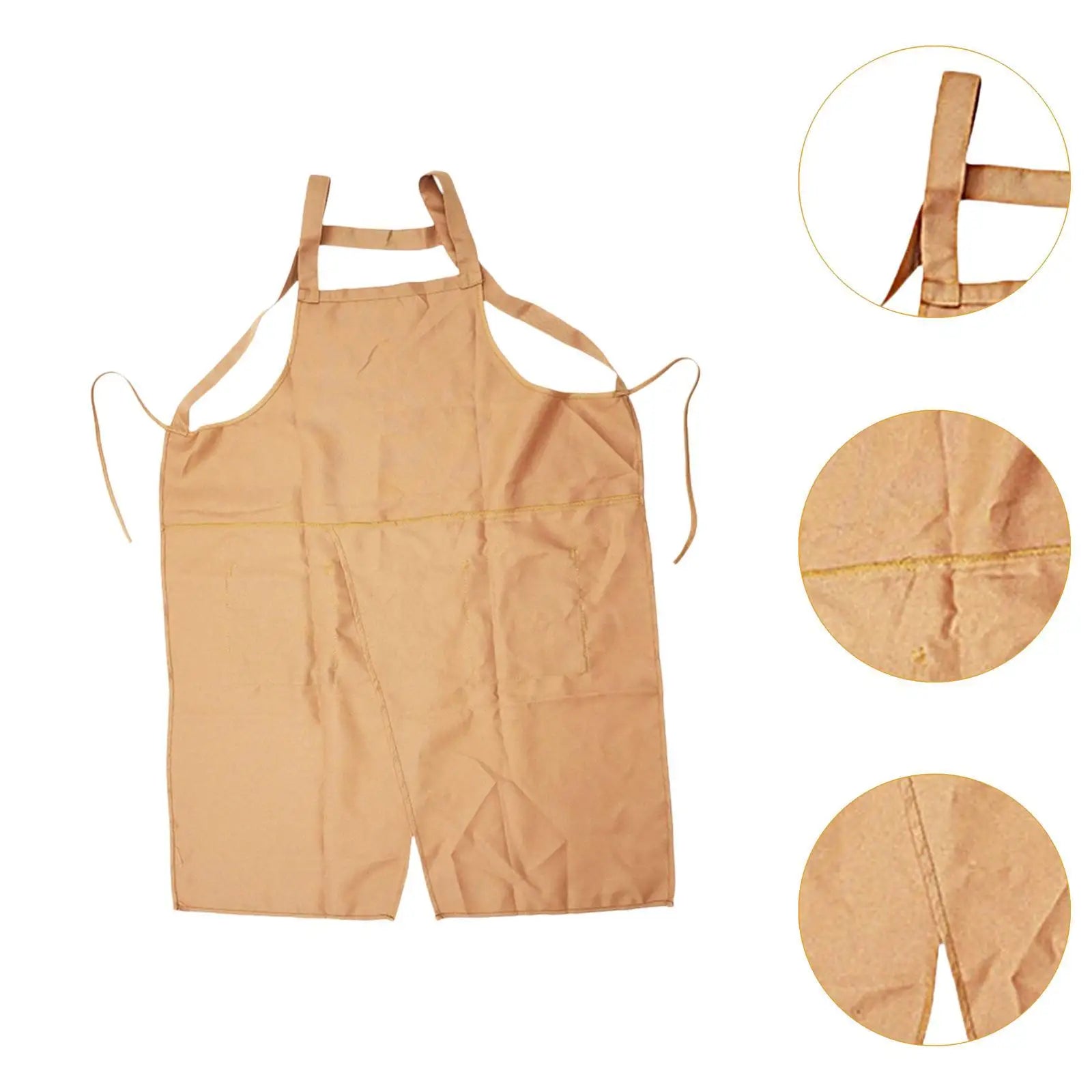 Tablier de cuisine sur fond blanc 
