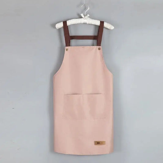 Tablier de cuisine étanche rose 