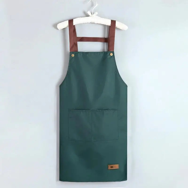 Tablier de cuisine étanche vert 