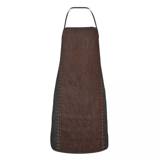 Tablier de cuisine vintage marron 