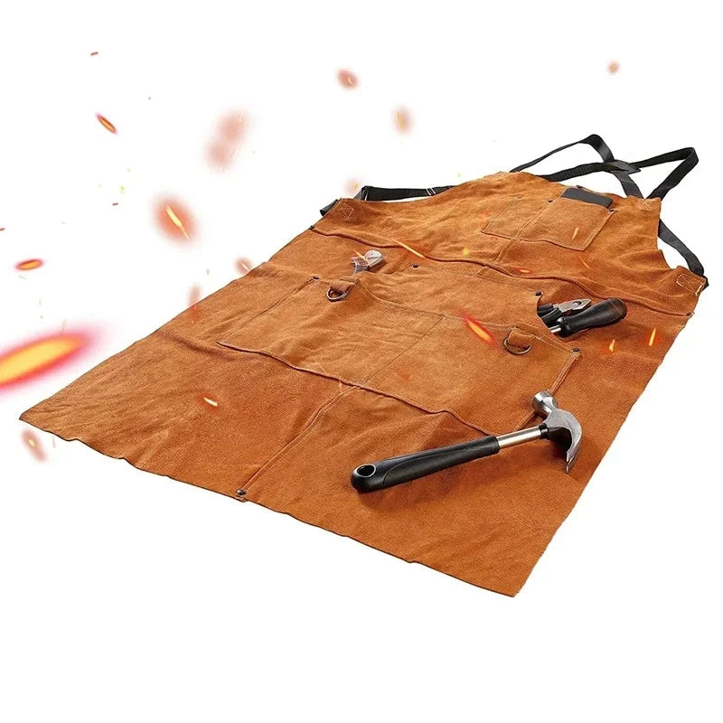 Tablier de forgeron marron 
