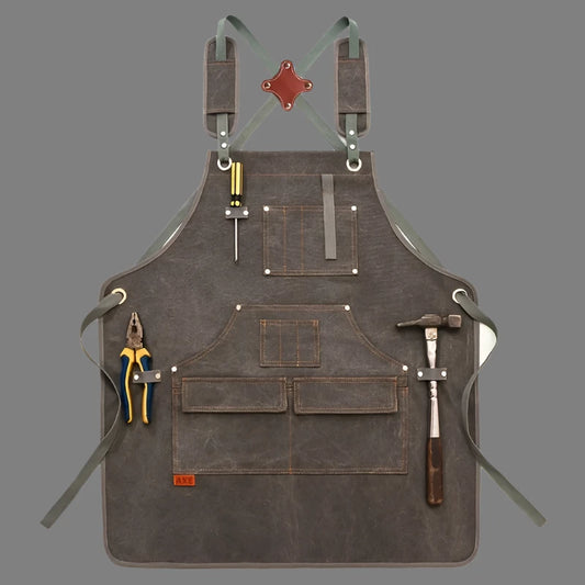 Tablier de menuisier gris 
