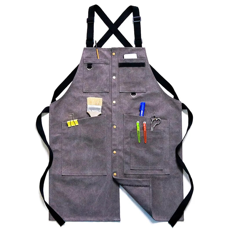 Tablier de potier professionnel gris 