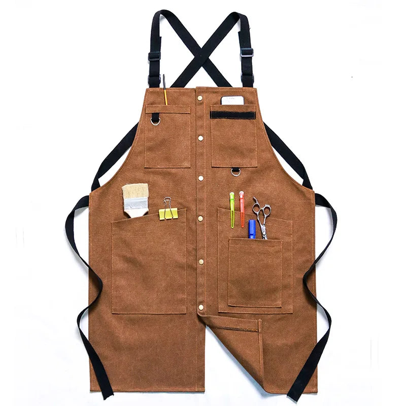 Tablier de potier professionnel marron 