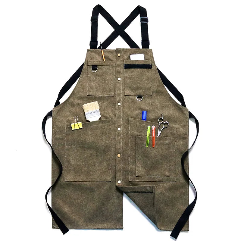 Tablier de potier professionnel vert 