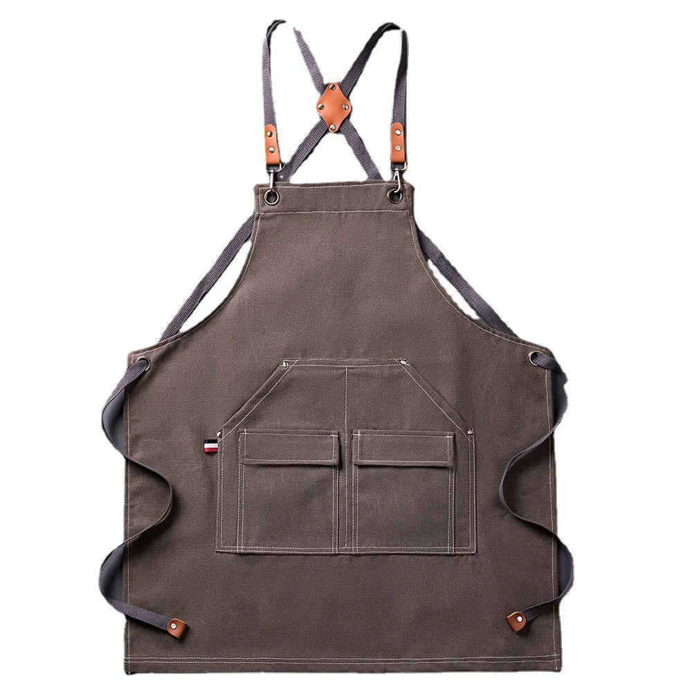 Tablier de sommelier gris 