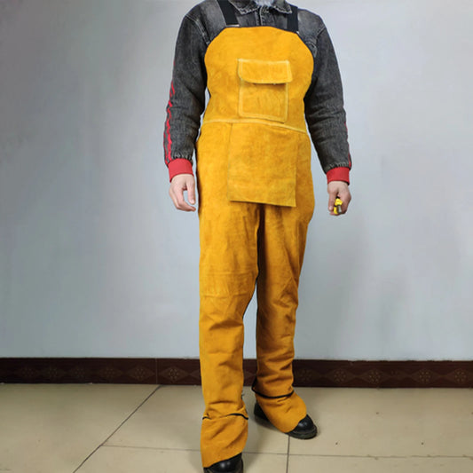Tablier de soudure en cuir 