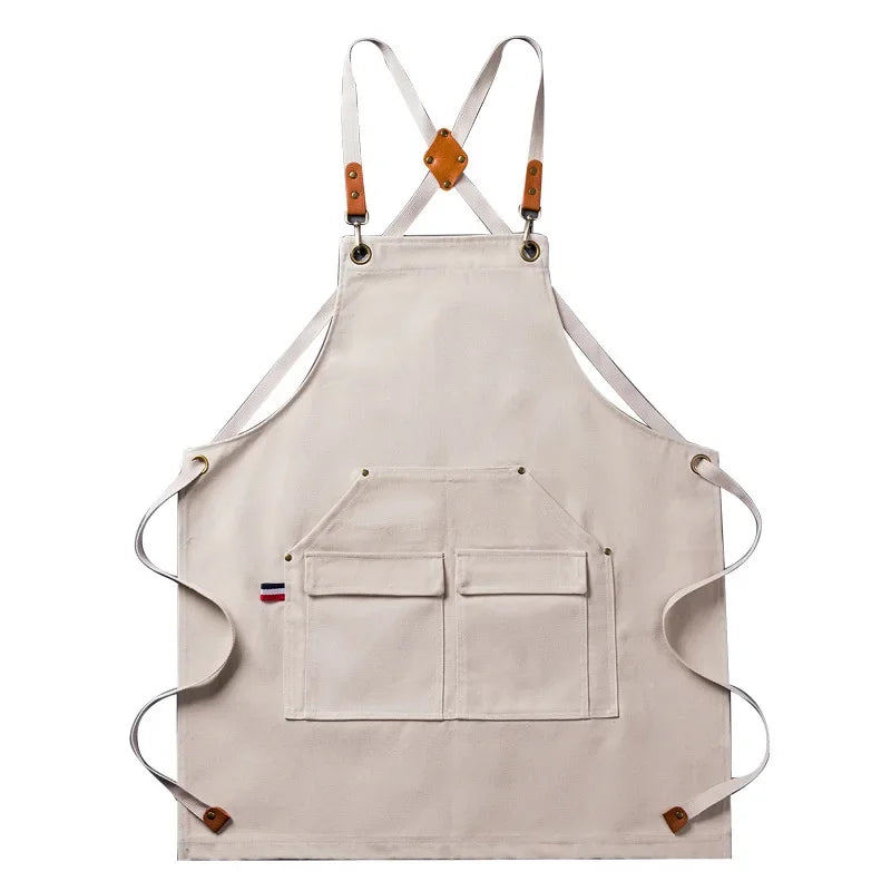 Tablier de travaille blanc 