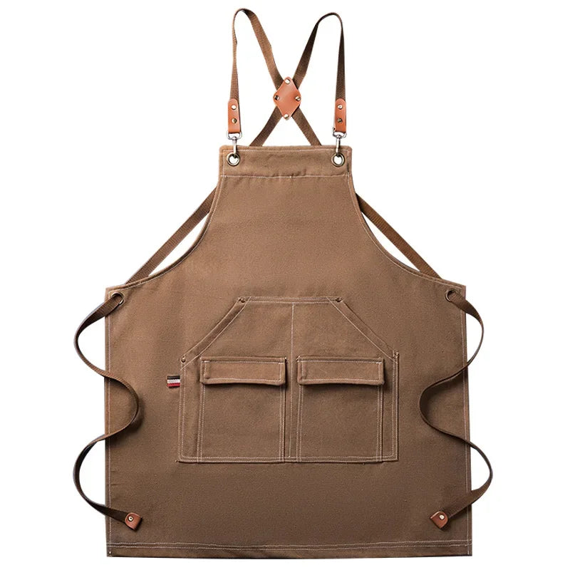 Tablier de travaille marron 