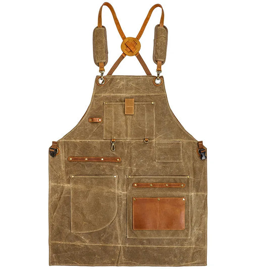 Tablier de travaille professionnel marron 