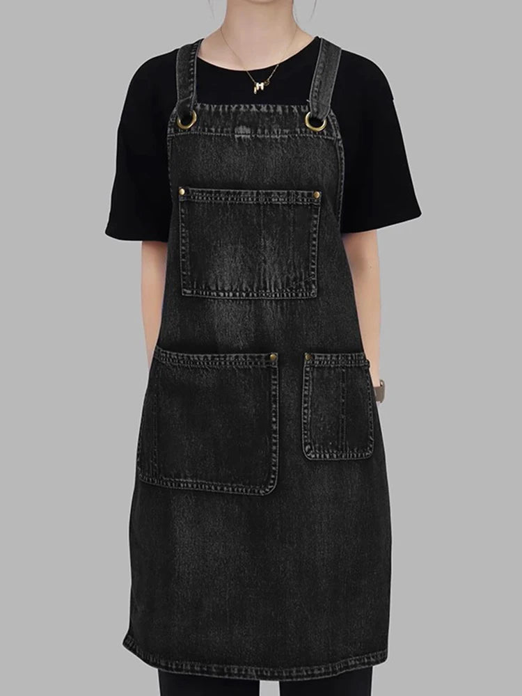 Tablier en denim