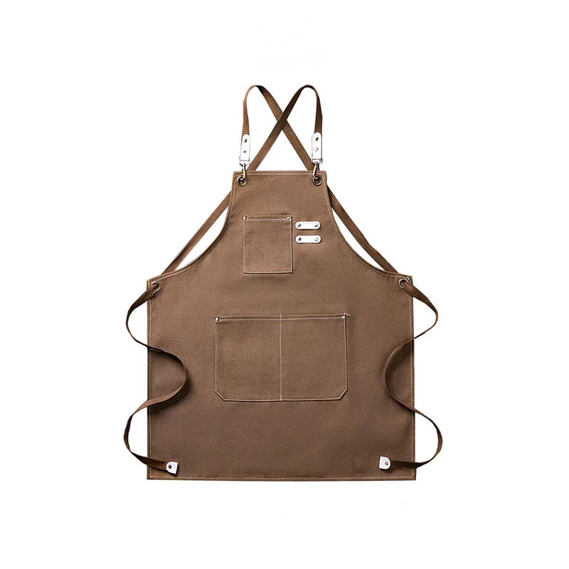 Tablier haut de gamme enfant marron 