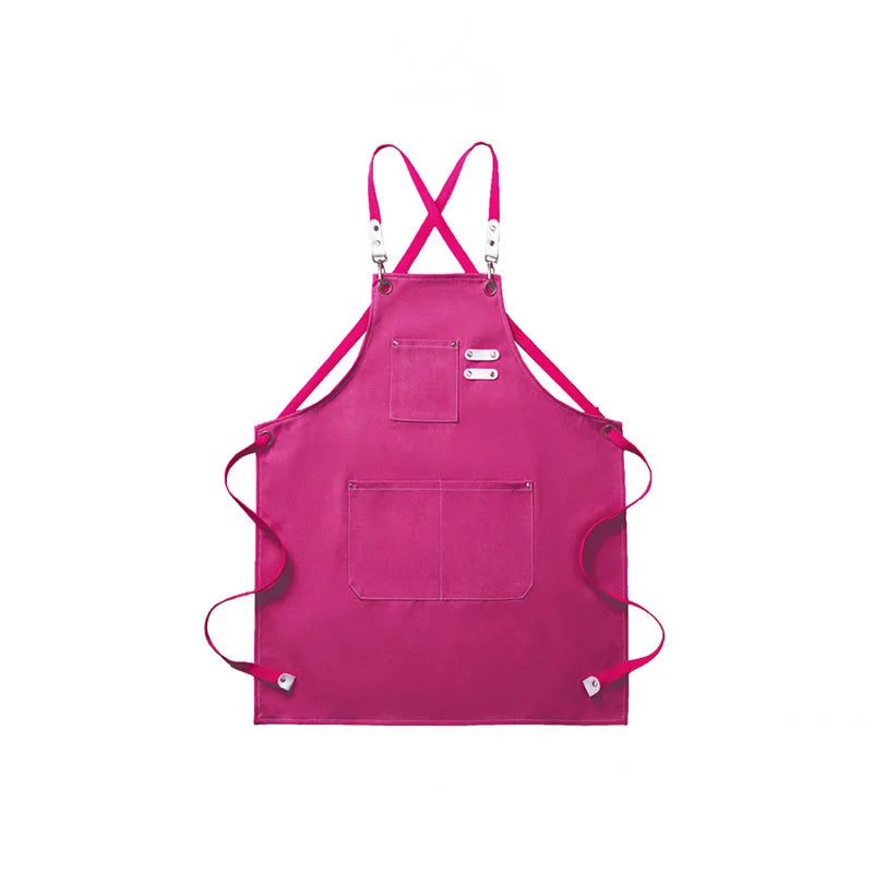 Tablier haut de gamme enfant rose 