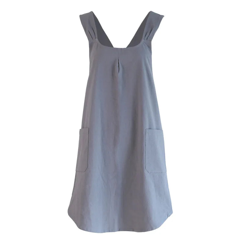 Tablier japonnais gris