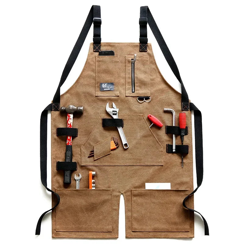 Tablier multifonction marron 