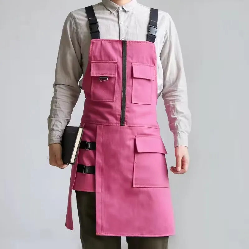 Tablier multifonction rose