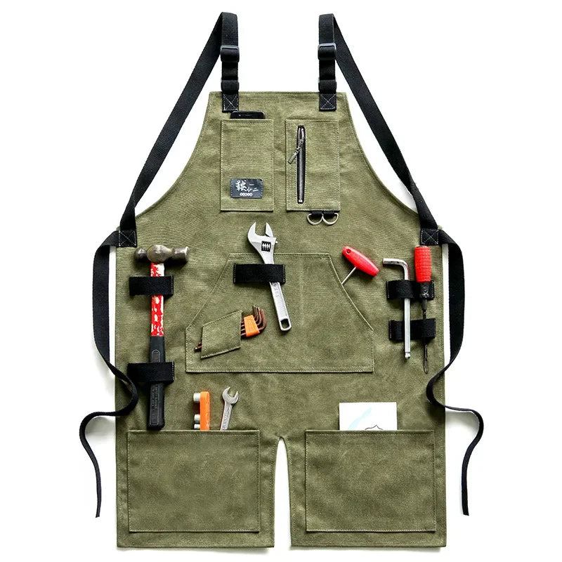 Tablier multifonction vert