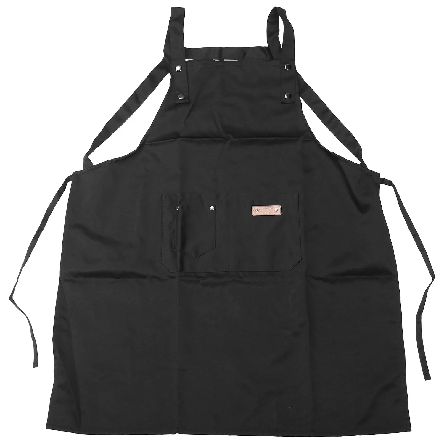 Tablier noir sur fond blanc 