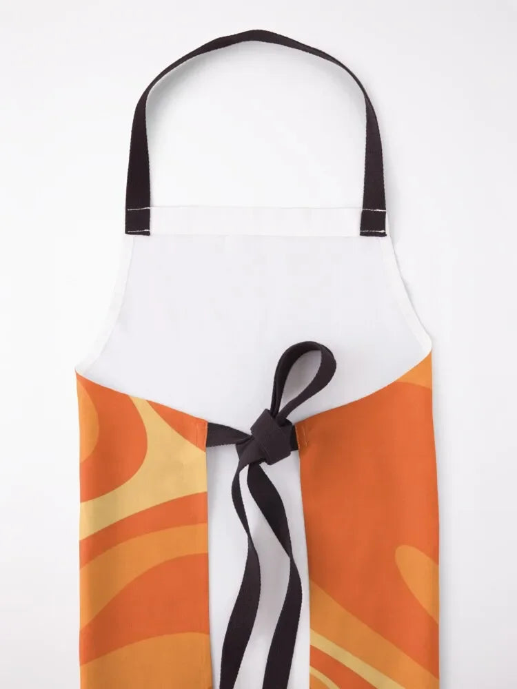 Tablier orange intérieur blanc