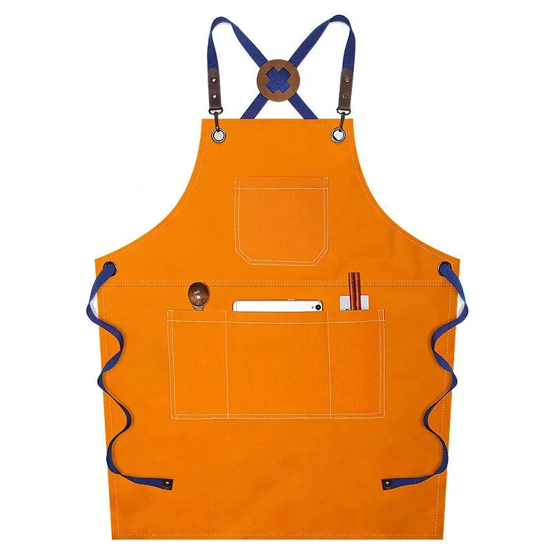 Tablier professionnel jaune 