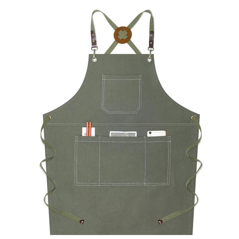 Tablier professionnel vert claire 