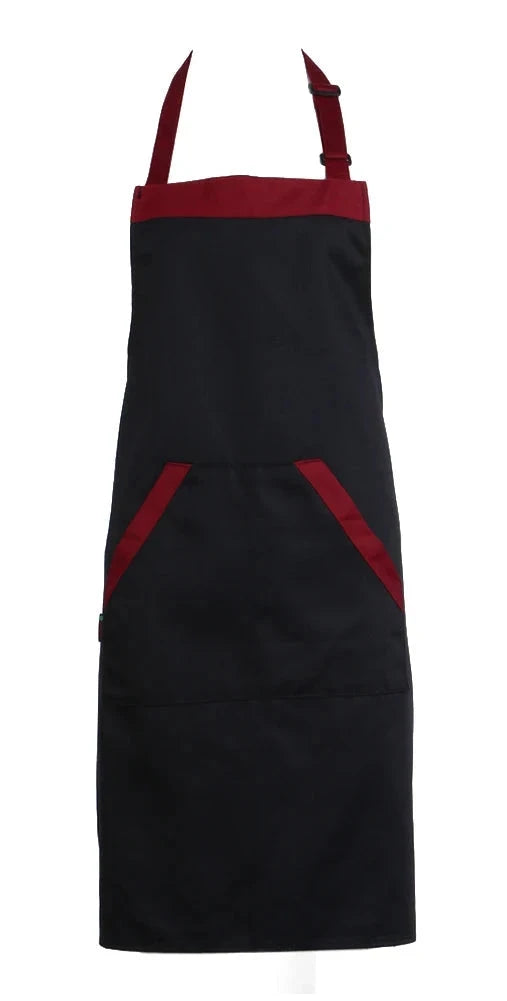 Tablier rouge et noir 